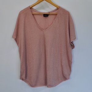 UO Pink Waffle-Knit Top 👚💗